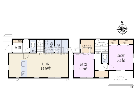 間取図 【国分寺市西恋ヶ窪3丁目】 平日のご案内も可能です。まずはお気軽にお問合せ下さいませ。