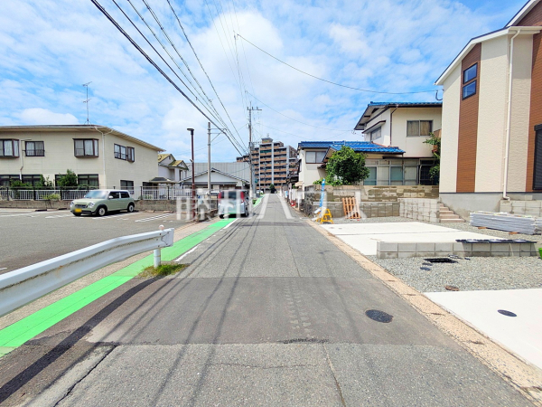接道状況および現場風景 【福岡市城南区樋井川6丁目】 接道状況および現場風景 【福岡市城南区樋井川6丁目】