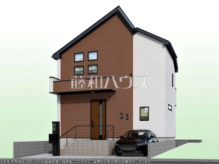 ≪完成予想図(外観)≫建物のプレゼンをさせていただきますので、実際の完成イメージを思い描いていただくことができます。お気軽にお問合せ下さい。 【調布市深大寺東町6丁目】