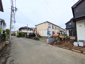 接道状況および現場風景
