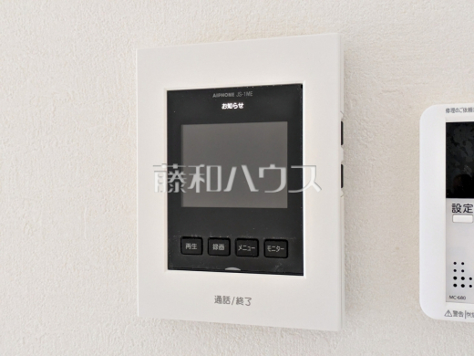 2号棟 TVモニター付インターフォン 【和光市南1丁目】 防犯に役立つTVモニター付インターフォン
