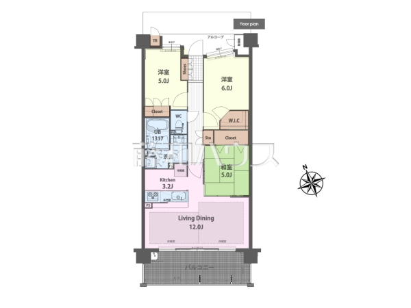 間取図 【 ルネサンス八王子テラス】 間取図 【 ルネサンス八王子テラス】