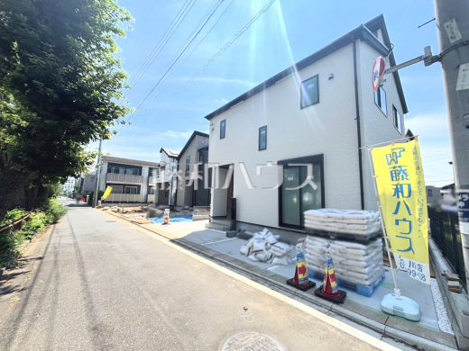 4号棟 接道状況および現場風景 【東村山市恩多町1丁目】