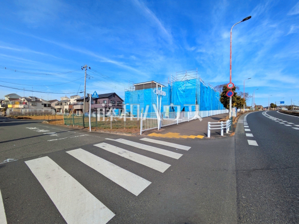 接道状況および現場風景 【国立市泉3丁目】 接道状況および現場風景 【国立市泉3丁目】