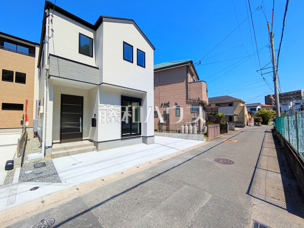 4号棟 接道状況および現場風景 【福岡市西区小戸1丁目】 4号棟 接道状況および現場風景 【福岡市西区小戸1丁目】