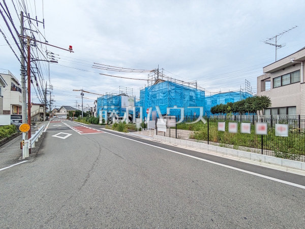 接道状況および現場風景 【国立市谷保7丁目】 接道状況および現場風景 【国立市谷保7丁目】