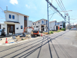 接道状況および現場風景 【国立市谷保7丁目】 接道状況および現場風景 【国立市谷保7丁目】