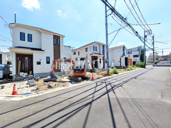 接道状況および現場風景 【国立市谷保7丁目】 接道状況および現場風景 【国立市谷保7丁目】