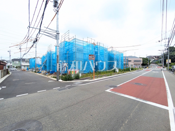 接道状況および現場風景 【国立市谷保7丁目】 接道状況および現場風景 【国立市谷保7丁目】
