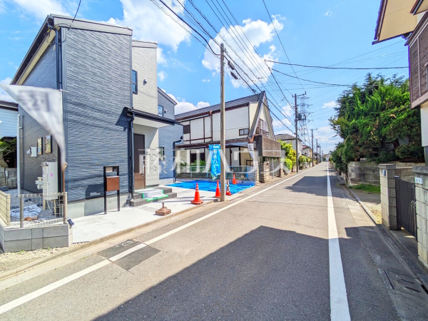 接道状況および現場風景 【国分寺市北町4丁目】 接道状況および現場風景 【国分寺市北町4丁目】