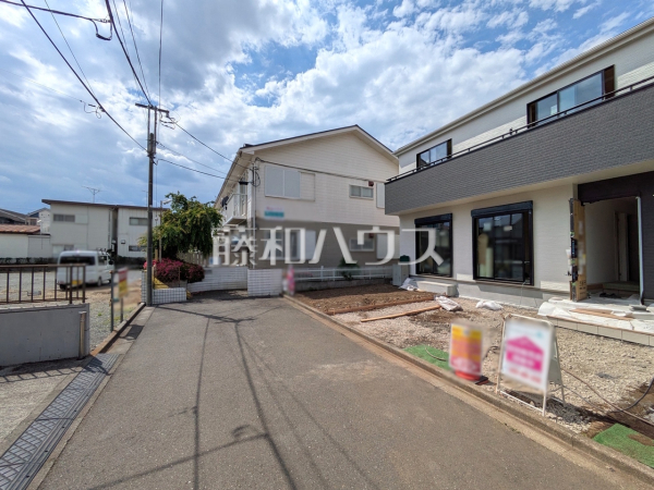 接道状況および現場風景 【武蔵村山市大南3丁目】 接道状況および現場風景 【武蔵村山市大南3丁目】