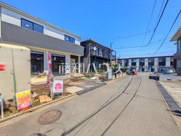 接道状況および現場風景 【武蔵村山市大南3丁目】 接道状況および現場風景 【武蔵村山市大南3丁目】