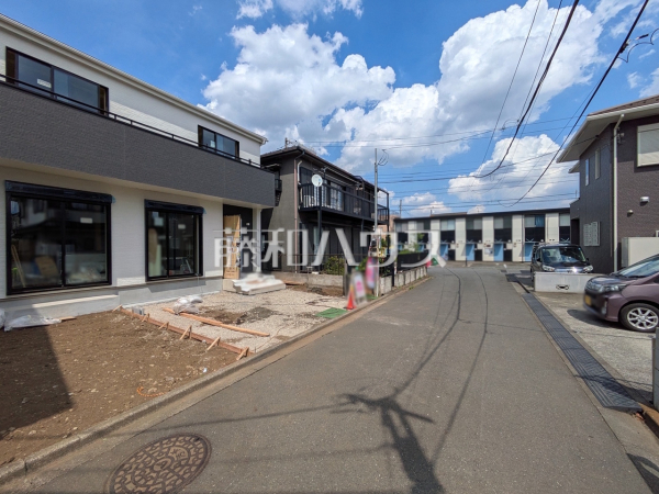 接道状況および現場風景 【武蔵村山市大南3丁目】 接道状況および現場風景 【武蔵村山市大南3丁目】