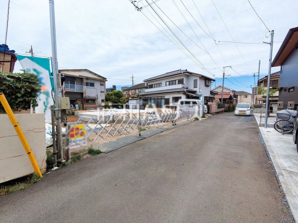 接道状況および現場風景 【所沢市金山町】 接道状況および現場風景 【所沢市金山町】