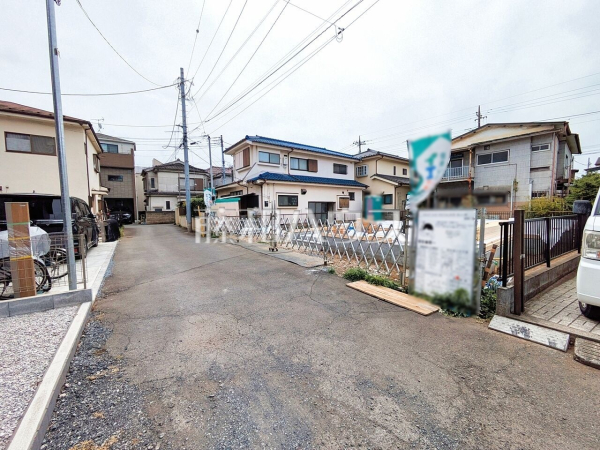 接道状況および現場風景 【所沢市金山町】 接道状況および現場風景 【所沢市金山町】