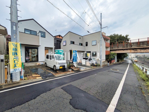 接道状況および現場風景 【日野市大坂上3丁目】