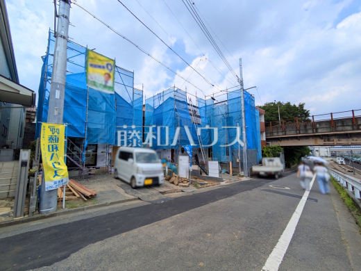 接道状況および現場風景 【日野市大坂上3丁目】
