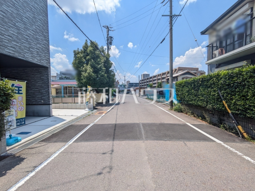 接道状況および現場風景 【春日井市貴船町】