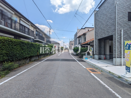 接道状況および現場風景 【春日井市貴船町】/撮影日2026/06/12