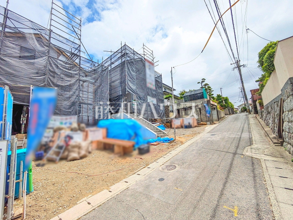 接道状況および現場風景 【福岡市南区若久6丁目】 接道状況および現場風景 【福岡市南区若久6丁目】