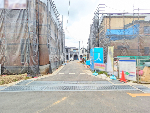 接道状況および現場風景 【朝霞市膝折町3丁目】 接道状況および現場風景 【朝霞市膝折町3丁目】