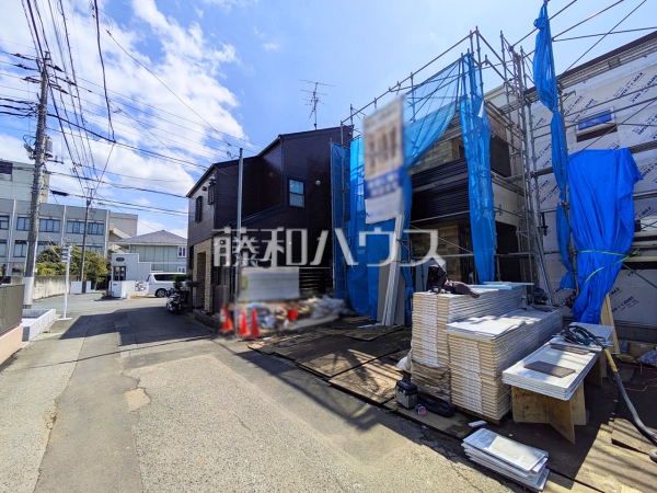 接道状況および現場風景 【小金井市梶野町1丁目】 接道状況および現場風景 【小金井市梶野町1丁目】
