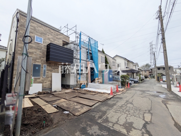 接道状況および現場風景 【小金井市梶野町1丁目】 接道状況および現場風景 【小金井市梶野町1丁目】