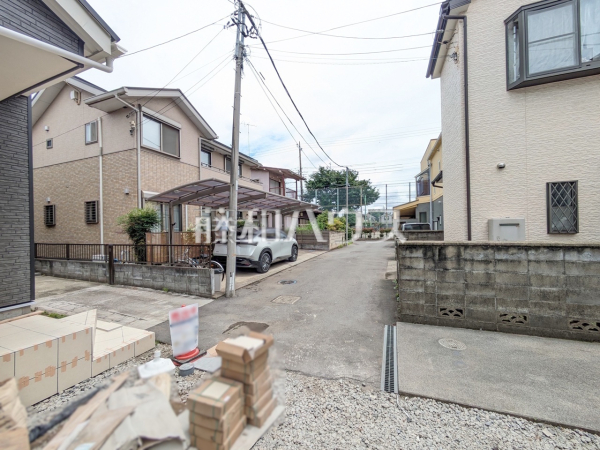 接道状況および現場風景 【立川市砂川町1丁目】 接道状況および現場風景 【立川市砂川町1丁目】