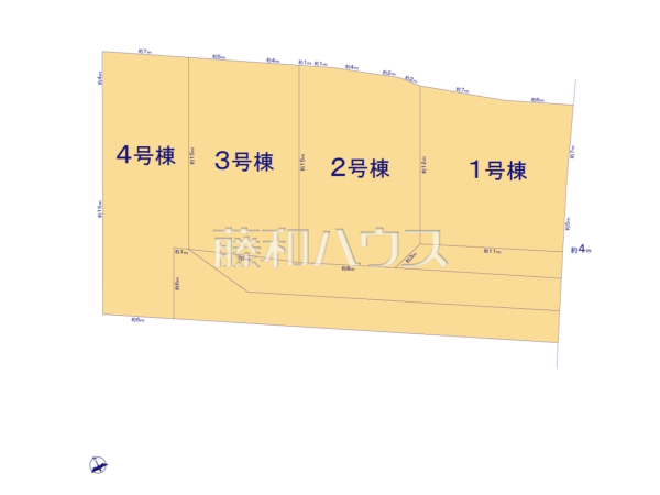 全体区画図 【春日井市坂下町2丁目】 全体区画図 【春日井市坂下町2丁目】
