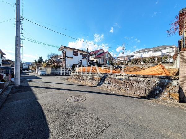 接道状況および現場風景 【八王子市長房町】 接道状況および現場風景 【八王子市長房町】