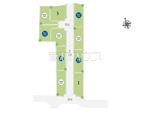 全体区画図 【府中市白糸台2丁目】