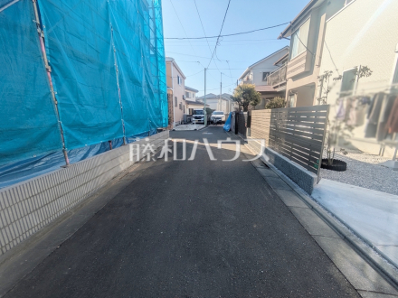 接道状況および現場風景 【練馬区土支田2丁目】/撮影日2026/02/13