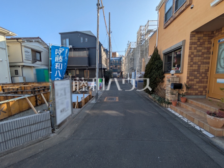 接道状況および現場風景 【練馬区土支田2丁目】/撮影日2026/01/30