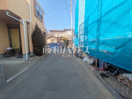接道状況および現場風景 【練馬区土支田2丁目】/撮影日2026/02/13