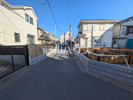 接道状況および現場風景 【練馬区土支田2丁目】/撮影日2026/01/30