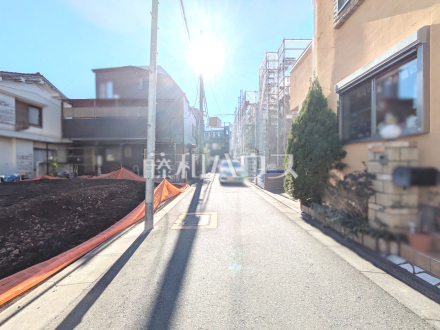 接道状況および現場風景 【練馬区土支田2丁目】/撮影日2025/12/28