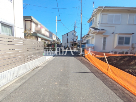 接道状況および現場風景 【練馬区土支田2丁目】/撮影日2025/12/28