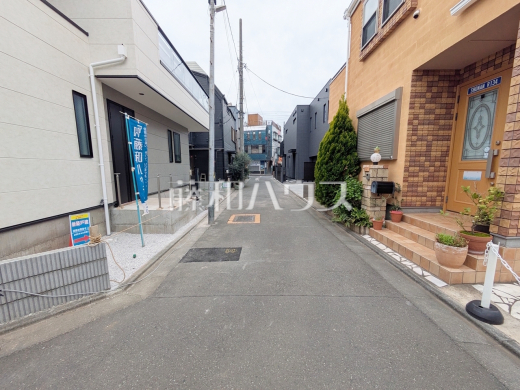 接道状況および現場風景 【練馬区土支田2丁目】