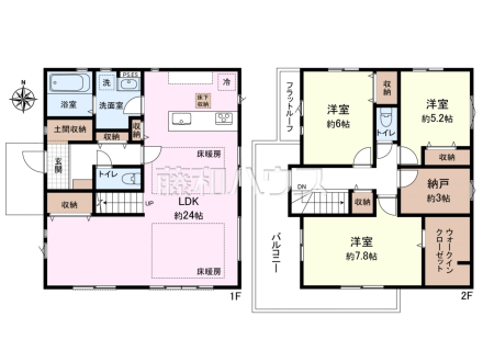 間取図 【練馬区土支田2丁目】