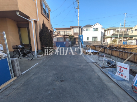 接道状況および現場風景 【練馬区土支田2丁目】/撮影日2026/01/30