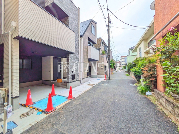 接道状況および現場風景 【立川市錦町4丁目】 接道状況および現場風景 【立川市錦町4丁目】