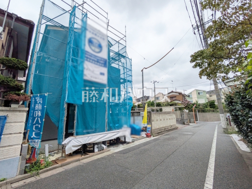 接道状況および現場風景 【練馬区関町北4丁目】