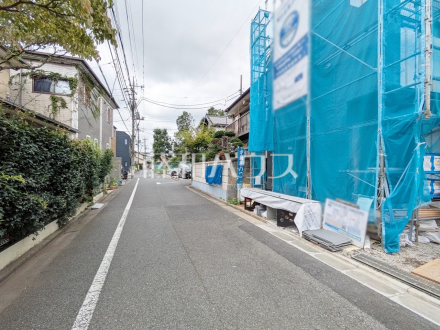 接道状況および現場風景 【練馬区関町北4丁目】/撮影日2026/09/01