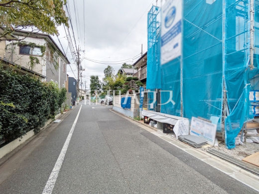 接道状況および現場風景 【練馬区関町北4丁目】