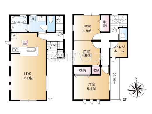 間取図 【練馬区関町北4丁目】