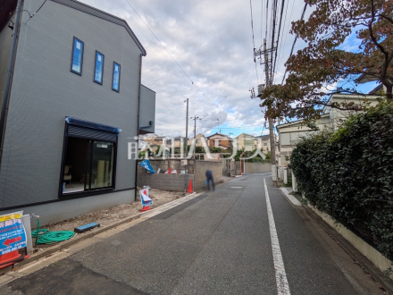 接道状況および現場風景 【練馬区関町北4丁目】/撮影日2026/09/22