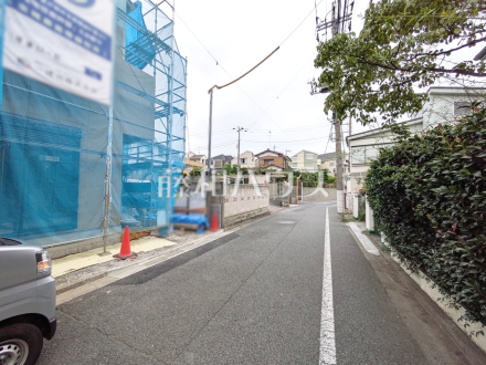 接道状況および現場風景 【練馬区関町北4丁目】/撮影日2026/08/03