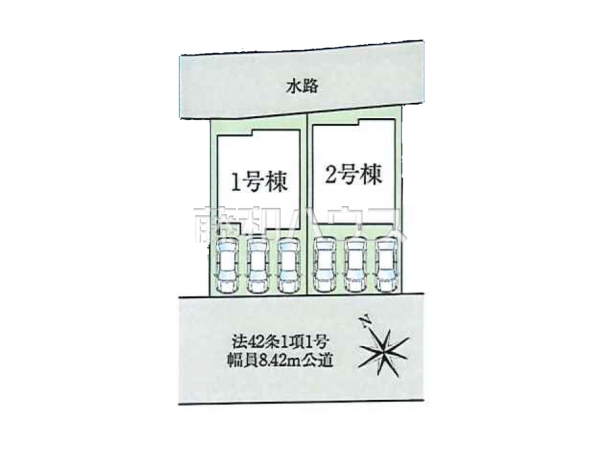 全体区画図 【小牧市藤島1丁目】 全体区画図 【小牧市藤島1丁目】
