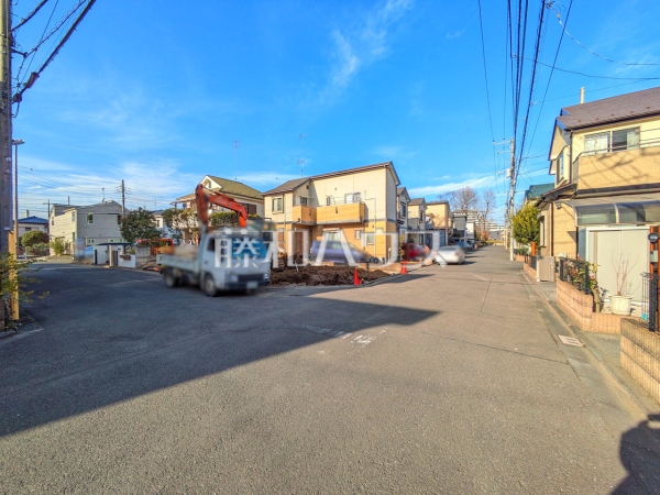 接道状況および現場風景 【小平市上水新町1丁目】 接道状況および現場風景 【小平市上水新町1丁目】