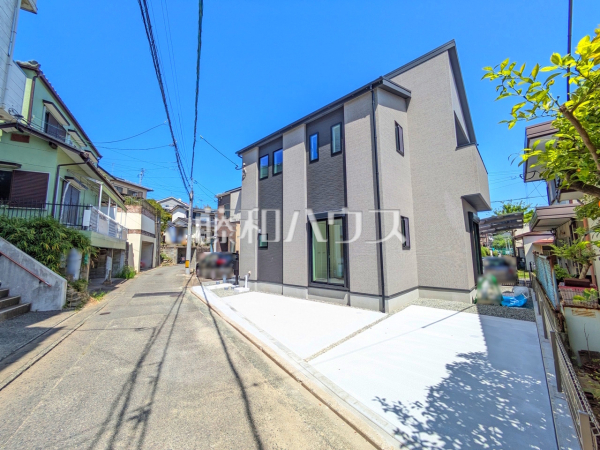 接道状況および現場風景 【福岡市東区香椎駅東1丁目】 接道状況および現場風景 【福岡市東区香椎駅東1丁目】